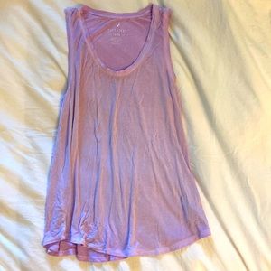 Lavender American eagle tank top, size small